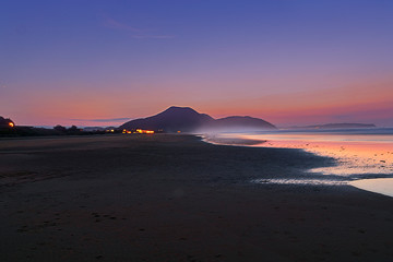 Atardecer en el mar cantabrico. Cantabria, ESpaña