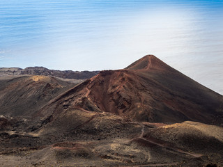 The baren volcano Teneguía on La Palma, Spain © EmLion