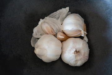 Garlic with cloves