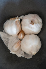 Garlic with cloves