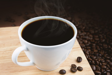 Hot coffee cup