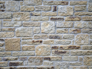 Exterior decorative stone wall as background