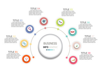 Infographics vector design and marketing icons can be used for workflow layout, diagram, annual report, web design.
