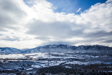 Obraz na płótnie Canvas Winter in La Cerdanya, Pyrenees, Spain