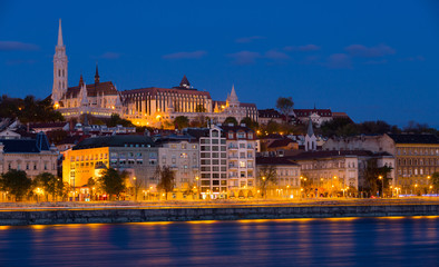 Matthias Church and Fisherman Bastion in nungarian light