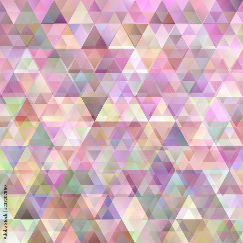 Poster retro abstract double triangle pattern background - vector illustration
