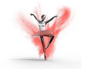 Young and beautiful ballerina with tutu. © Orlando Florin Rosu