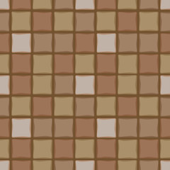 Background brown and beige square tile