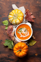 Pumpkin cream soup