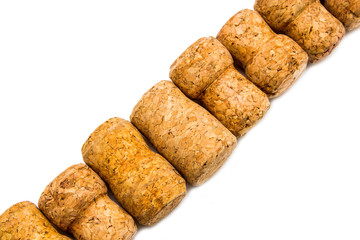 The cork from a wine bottle