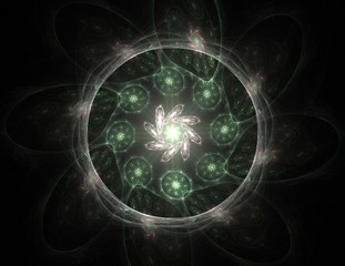 Abstract design made of sacred symbols signs geometry and designs on the subject of astrology alchemy magic