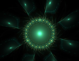 Abstract fractal colour texture. Digital art. Abstract Form & Colors. Abstract fractal element pattern for your design. Soft colour triangle spiral with dynamic shape