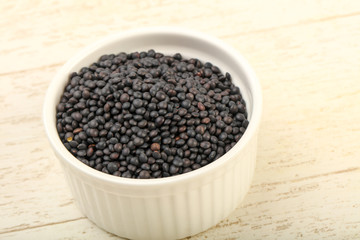 Black lentils