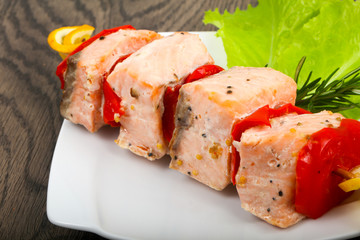 Salmon Skewer
