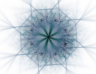 Obraz premium Lacy colorful clockwork pattern. Digital fractal art design. Abstract design of sacred symbols signs geometry. Designs of astrology alchemy magic. Geometric Spiral. Abstract Colorful Fractal Texture.