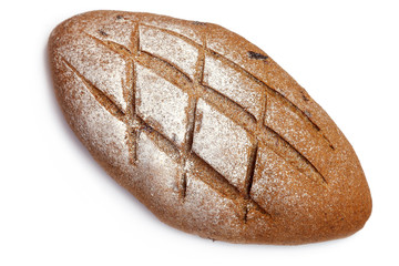 bread roll isolated on white background