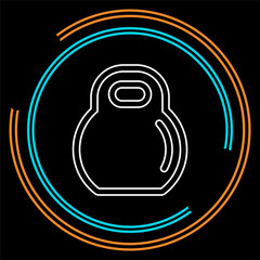 dumbell icon, vector gym barbell, heavy weight lifting illustration, bodybuilding, sports icon