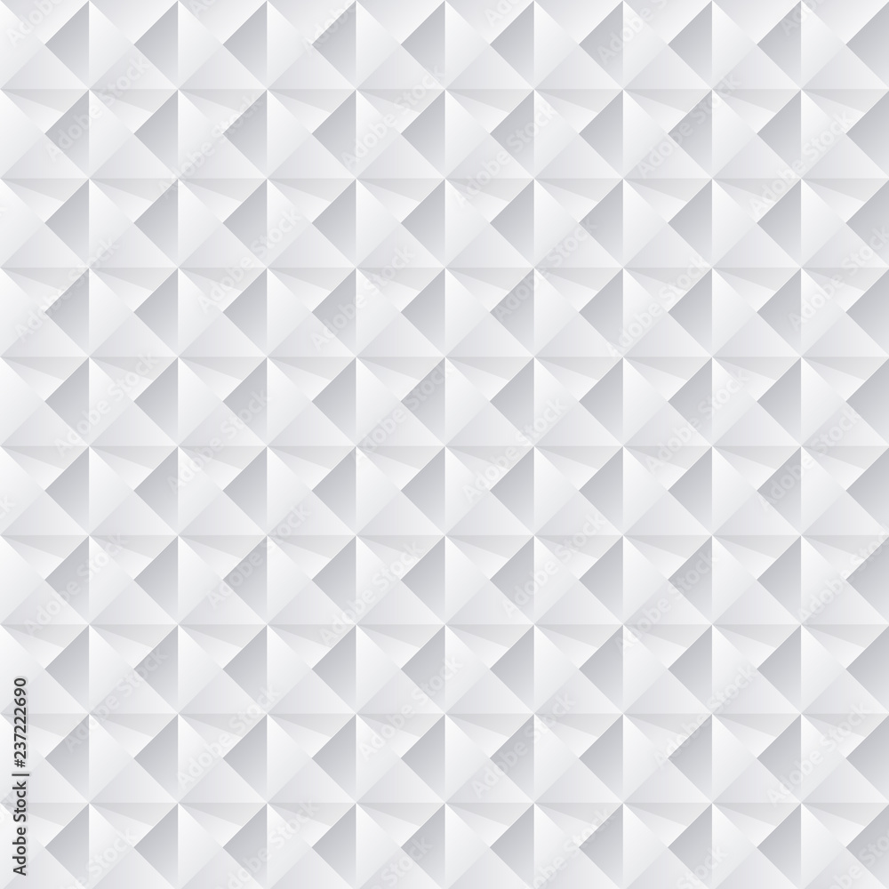 Poster white seamless triangular pattern background . isolated vector elements