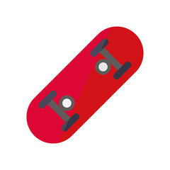 Skateboard. Vector illustration. Sport. EPS 10. White background.