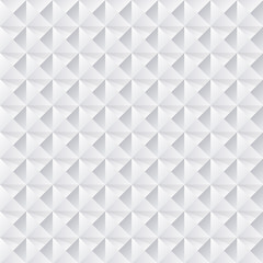 White Seamless Triangular Pattern Background . Isolated Vector Elements