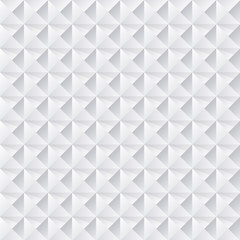 White Seamless Triangular Pattern Background . Isolated Vector Elements