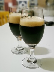 Taça de cerveja artesanal 