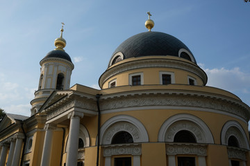 Fototapeta na wymiar The image of church in Moscow