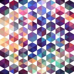 Retro pattern of geometric shapes. Colorful mosaic backdrop. Geometric hipster retro background, place your text on the top of it. Retro triangle background. Retro pattern of geometric shapes. EPS 10.