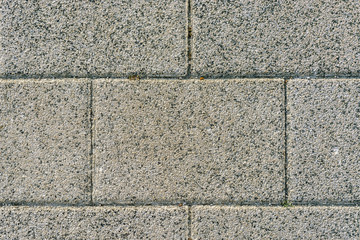Wall of gray blocks.