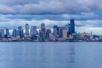 Night Descends On Seattle 2