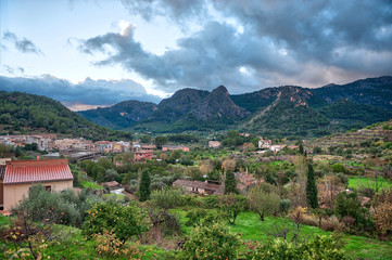 Naklejka premium Village of Buñola in Palma de Mallorca