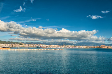 Naklejka na ściany i meble Port of Mallorca - Balearic Islands