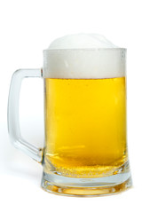 beer mug isolated on white background