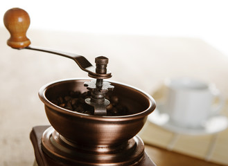 Vintage coffee grinder