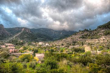 Fototapeta na wymiar Village of Buñola in Palma de Mallorca