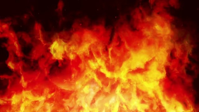 Firewall 2 - 60fps Stylized Fire Video Background Loop // A dynamic fire loop painted in vibrant colors.