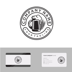 Craft Beer / Brewery Label logo design and business card inspiration