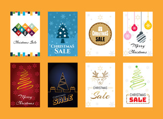 Elegant christmas Vector collection. very useful for banners, business promotions Designs and web templates.