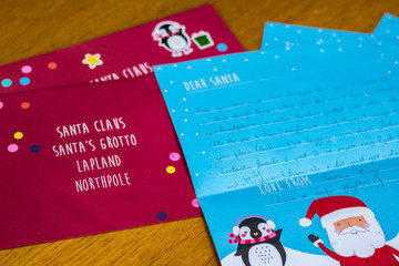 Santa letters, write a letter to Santa Claus, North Pole, Lapland, christmas tradition
