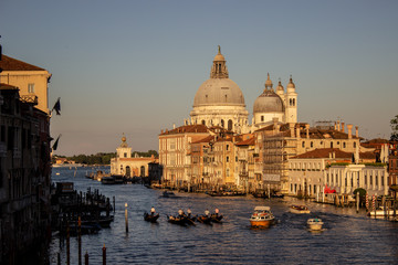 Fototapeta na wymiar Santa Maria in Venice at sun set