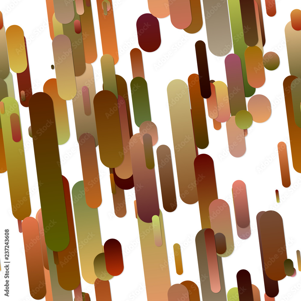Poster colorful seamless abstract modern gradient rounded stripe background pattern - vector design