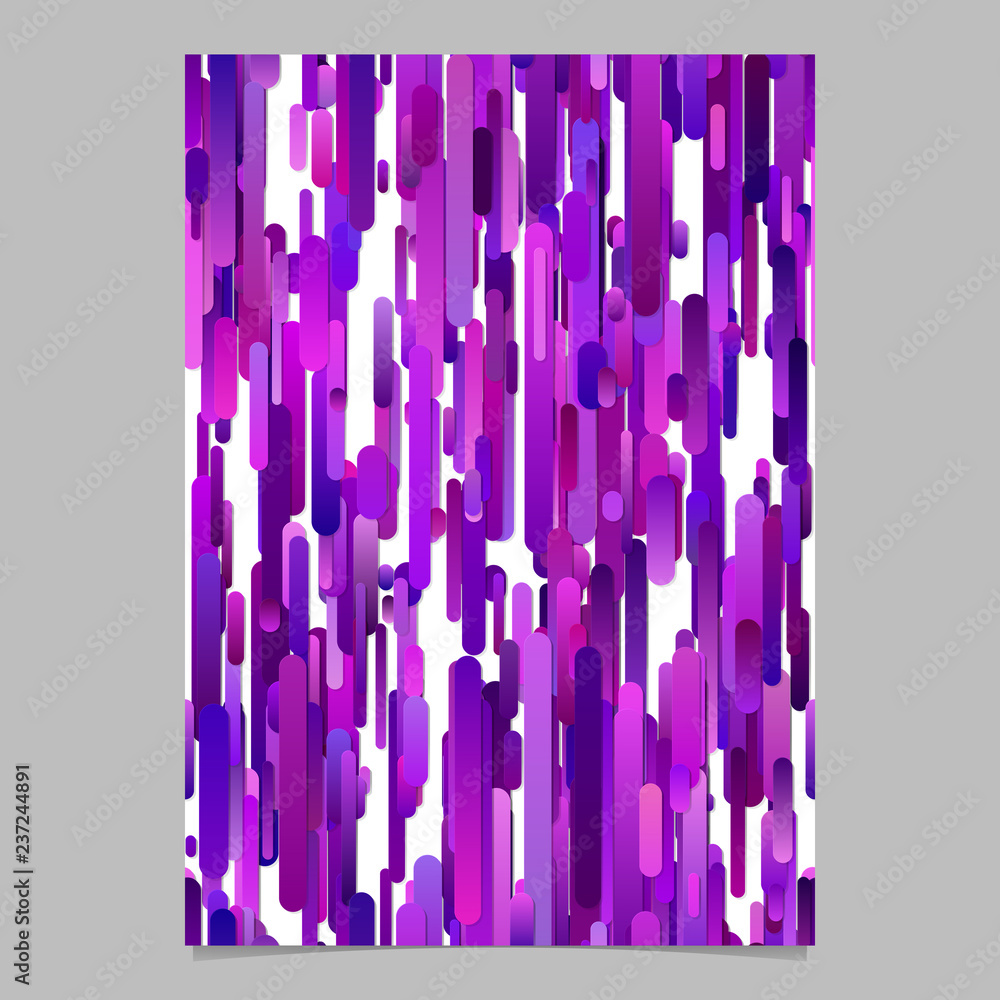 Aufkleber purple modern vertical gradient rounded stripe pattern page background template - vector stationery 