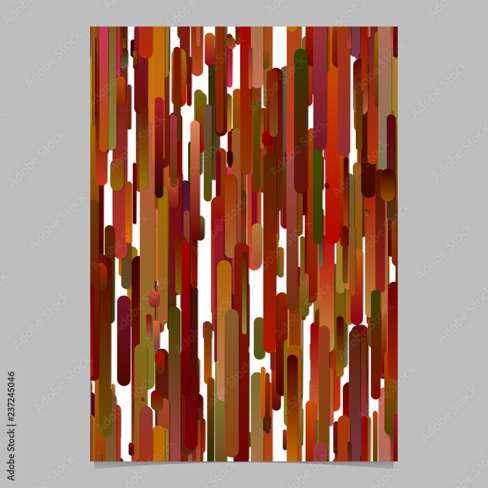 Poster brown modern vertical gradient stripe pattern flyer background template design