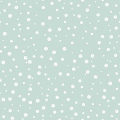 Vector seamless pattern with snowflakes. Winter background.