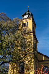 Fototapeta na wymiar Protestant town church St. Petri in the city Augustusburg, Germany
