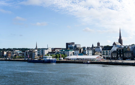 Panorama der Stadt Wexford in Irland