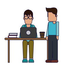 Working with computer avatar