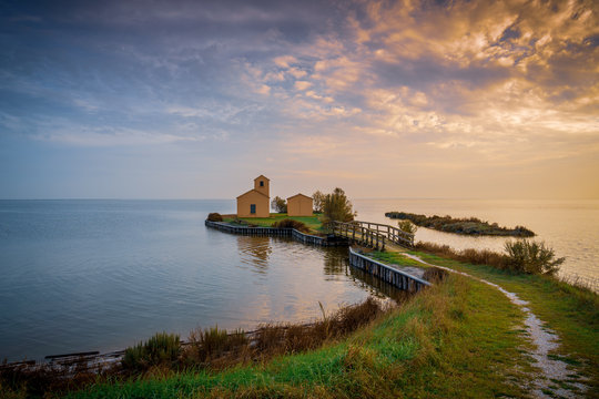 Casone Donnabona, Po Delta Park, Comacchio, Ferrara, Emilia Romagna, Italy, Europe, European, Western Europe, Southern Europe.
