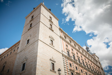 detailed architecture of Alcazar de Toledo in spain