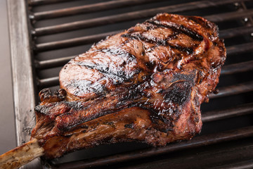 grilled meat steak